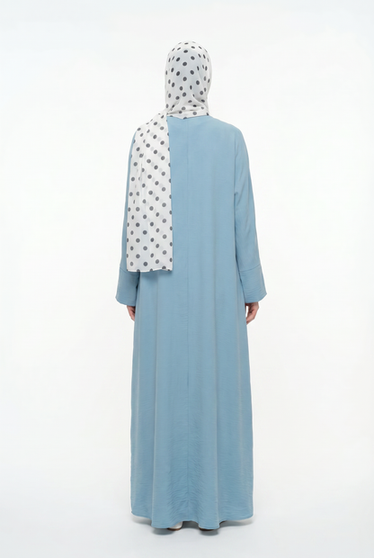 2pics Muslim Sets Muslim Jilbab Two Pieces Women Out Abaya Loose Cardigan Coat Sleeveless Inner Dress Prayer Clothing with Belt