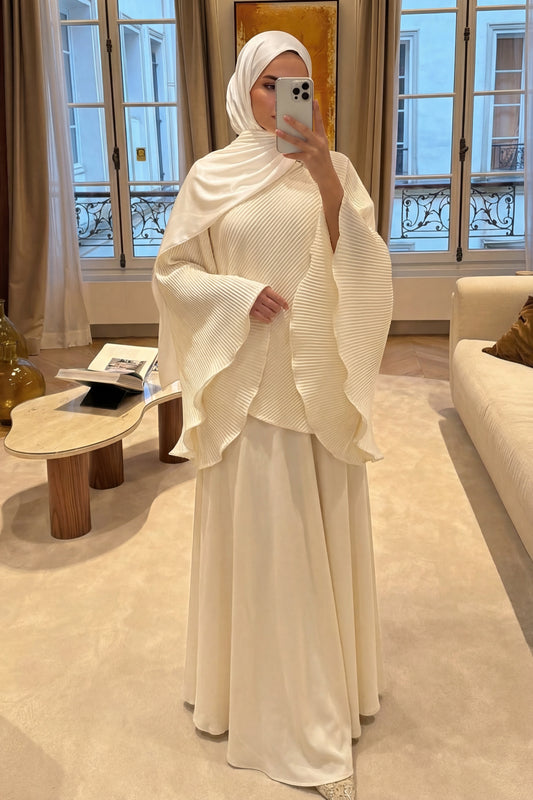 WHITE DRESS ZAYMUR
