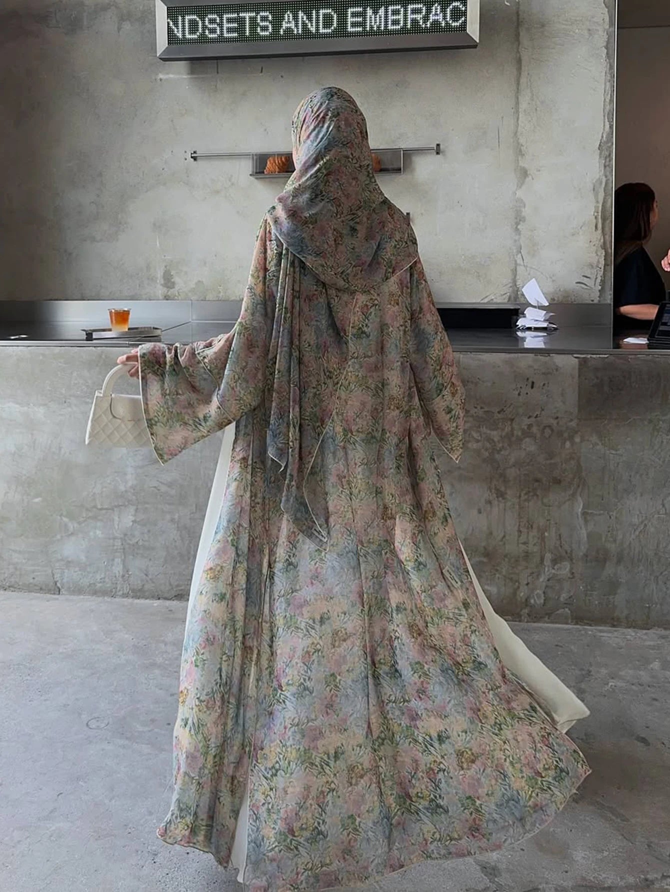 ZAYMUR AQUARELLE ABAYA